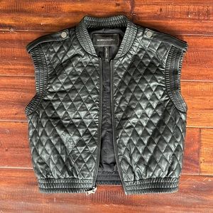 BCBGmaxazria womens cropped vest size XXS